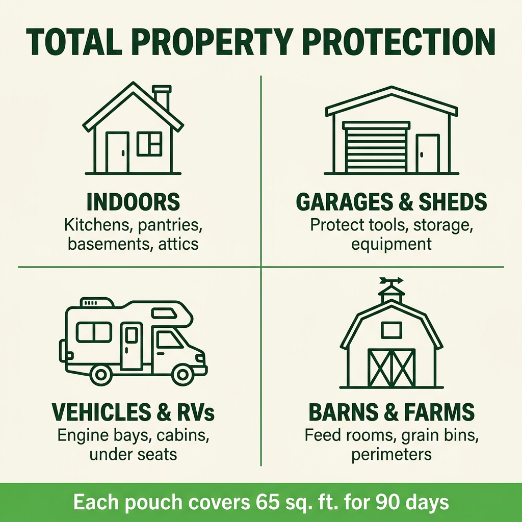 Rodent Repellent Pouches