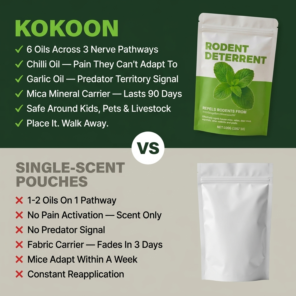 Rodent Repellent Pouches